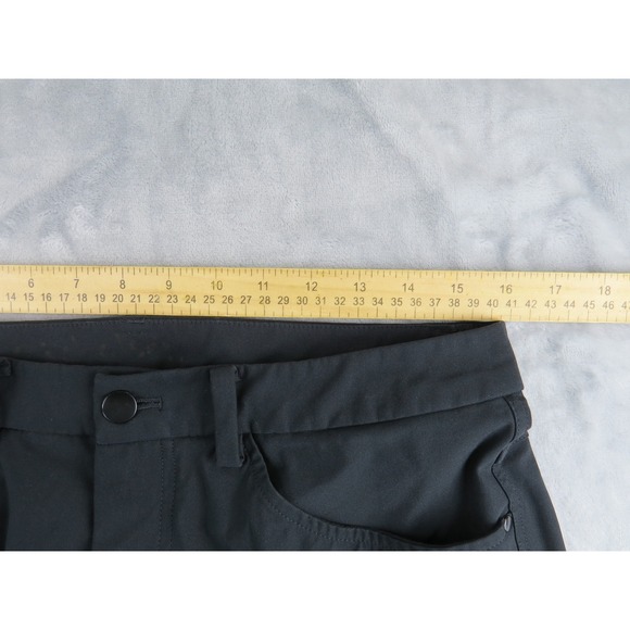 Lululemon ABC Pants Mens 31 Black Slim Fit Stretch Travel Casual Everyday - Picture 4 of 8